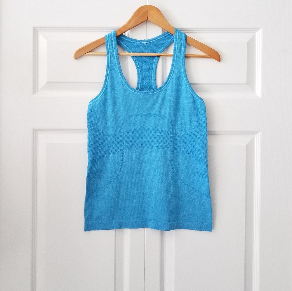 Lululemon Run Swiftly Tank Top Blue | 6